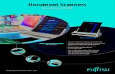 Document Scanners - Fujitsu · 2012. 5. 18. · Document Scanners ScanSnap S1300 • Ideal for mobile and stationary use in the office • Supports capturing documents for e-mail,