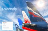 Leadership - Aeroflotar2016.aeroflot.com/aeroflot/annual/2016/gb/English/pdf/chapter2.pdf · Macroeconomic stabilisation, higher flight frequency, the launch of new flights based