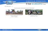 FIM EUROPE WEEKEND RACE PREVIEW · 2019. 4. 30. · FIM EUROPE WEEKEND RACE PREVIEW . EM)( 65 / EM)( 85 European Championship North West zone 20th-21st April Lommel - Belgium Trial