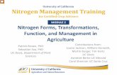 University of California Nitrogen Management Trainingciwr.ucanr.edu/files/205044.pdf · 2015. 1. 16. · (Elements of the Nature and Properties of Soils, 3/e by N. Brady and R. Weil)