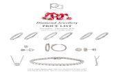 Diamond Jewellery PRICE LIST - platinumart.ca · 14K & 18K Certified Diamond Tennis Bracelets FREE G.S. LABS APPRAISAL with every bracelet Top quality MADE IN ITALY mounts. All diamonds