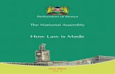 The National Assembly - Parliament of Kenya€¦ · idea for a Bill, a Bill is a proposed law for an Act of Parliament that has been published for introduction in the National Assembly.