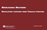 Marijuana Mayhem webinar - 2017 - Public Health Law · Ventilation is NOT a solution to secondhand smoke or secondhand aerosol “At a minimum, establish and maintain smoke -free