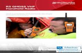 R5 GMDSS VHF Handheld Radio - static.mackaycomm.com · R5 GMDSS VHF Handheld Radio Reliable and easy to use, it is 100% waterproof and drop tested to cope with the toughest marine