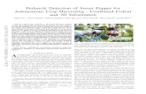 Peduncle Detection of Sweet Pepper for Autonomous Crop ... · and plant classiﬁcation for in-ﬁeld crop harvesting [16]. Re-cently, a similar work for autonomous sweet pepper harvesting