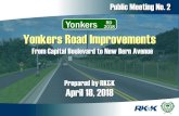 Yonkers Road 65% Presentation · 2019. 10. 7. · Yonkers Road Improvements From Capital Boulevard to New Bern Avenue Public Meeting No. 2 Yonkers. RD. 2018. Prepared by RK&K. Yonkers