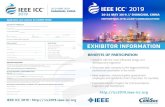 IEEE ICC 2019 - ICC19-Exhibitor-Brochure v3 Page2 · 2020. 7. 28. · Products/Services, IEEE ICC 2019 is for you! IEEE ICC…By the Numbers If your company manufactures or supplies