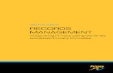 AICPA/CICA RECORDS MANAGEMENT...More and more, organizations face the critical issue of information overload. Before the electronic age, information was kept in paper form in file
