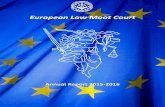 European Law Moot Court€¦ · European Law Moot Court Annual Report 2015-2016 4 Summary of the 2015-2016 European Law Moot Court The case, as every year, was published on our website