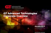 GT Advanced Technologies Corporate Overviewdoc.xueqiu.com/1442109a82c243fdcdcf0c58.pdf · 2014. 2. 26. · Company Overview GT Advanced Technologies Overview LED & Industrial Electronics