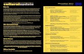 culturalupdate December 2013citadelcenter.info/pdf/CulturalUpdate2.pdf · Opera: 2013-2014 Season through 20 La Traviata, Giuseppe Verdi opens 12/10 6Die Fledermaus, Johann Strauss