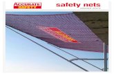 safety nets · 2019. 4. 5. · safety nets CATALOGUE 2018/19 • Safety nets under falsework are collective protection systems which enable the full mobility of workers above the