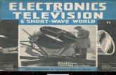 FIRST TELEVISION COLOUR ary monochrome television picture presents certain difficulties owing to the