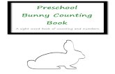 d2y1pz2y630308.cloudfront.net · My bunny counting book. blue bunnies. I see Preschool Bunny Counting Book A sight word book of counting and numbers, dèédždž éédùé yellow