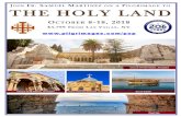 JOIN FR. SAMUEL MARTINEZ ON A PILGRIMAGE TO THE HOLY … Fr. Samuel Martinez-Oct 18.pdf · Day 9, Tue, Oct 16: Jerusalem: Via Dolorosa -Holy Sepulchre Theme: The Way of the ross,