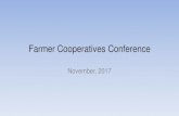 Farmer Cooperatives Conference€¦ · Tennessee Farmers Cooperative • TFC formed in 1945 by 33 member retail cooperatives. • By 1961, membership in TFC had grown from 33 to 90