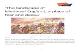 ZThe landscape of Medieval England, a place of fear and ... Workbook - Medieval Life.pdf · The % of the population who lived in Medieval towns was. 10% 50% 90% In 1066 there were