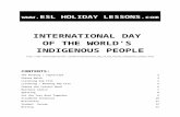 Holiday Lessons - International Day of the World's ...€¦  · Web viewpower similar includes group regions total expert ethnic CHOOSE THE CORRECT WORD. Delete the wrong word in