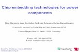 Chip embedding technologies for power componentspcfly.info/pdf/EmbeddedChips/6.pdfSmartPM Workshop, Ireland, 18/3/2010 manessis@izm.fhg.de Upgrade of equipment for 18”x24” panel