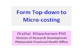 Form Top down to Micro costinghfo54.cfo.in.th/uploads/Top4MicroCosting20110802(G3) .pdf · Form Top‐down to Micro‐costing • ไฟล์ที่ได้จาก Top-down