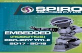 ROBOTICS - Chennaispiroprojects.com/project tiltles/2017-2018/embedded... · 2017. 7. 17. · 17 ITROB17 Mine Detecting Robot Prototyping 2016 19 ITROB18 A Lightweight Robotic Arm