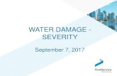 WATER DAMAGE - SEVERITYfirstservicefinancial.com/wp-content/uploads/2017/... · REFRIGERATOR – CAUSES OF DAMAGE AND RISK MANAGEMENT Drain Clog Drain lines / blocked defrost drain