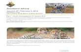 Expedition to Southern Africa 2019 · 2020. 5. 6. · Safari drives in the Chobe National Park offer excellent wildlife viewing opportunities. ... The local experience and knowledge
