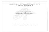 ASSEMBLY OF MANITOBA CHIEFS CHIEFS ASSEMBLY · RE: THE ASSEMBLY OF MANITOBA CHIEFS (AMC) REAFFIRM THE MANDATE OF CLEAR SKY CONNECTIONS TO PURSUE AND TAKE THE LEAD IN BUILDING MANITOBA’S