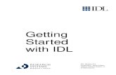 Getting Started with IDL - Dartmouth College · 2000. 9. 26. · provide instant feedback and “hands-on” interaction. ... IDL Toolkits, and use of IDL’s GUIBuilder. Each section