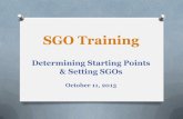 SGO Training - Galloway Township Public Schools Training - Starting... · 2013. 10. 12. · addition to the pre-assessment, ... Let’s Review After looking at initial data…. O