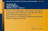 Proceedings of the Tenth International Conference on ... · Advances in Intelligent Systems and Computing Volume 502 Series editor Janusz Kacprzyk, Polish Academy of Sciences, Warsaw,