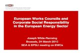 European Works Councils and Corporate Social ... · Presentation Outline About SOMO Context and companies in the study European Works Councils (EWCs) CSR in the European energy sector