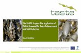 The TASTE Project: The Application of Edible Seaweed for ...€¦ · • Independent R&D company (SME) based in Co. Cork, Ireland • Established in 2002 - grown to 11 staff (9 in