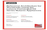 Reference Architecture for Workloads using the Lenovo ... · 6.1 SAP application architecture and virtualization..... 34. iii Reference architecture for Workloads using the ... Hyper-converged