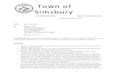 Town of Simsbury...ONE OLD BRIDGE . SIMSBURY, CONNECTICUT 06092 . MMI #1613-15-10 . This Addendum No. 1 includes clarification, revisions and additions to the documents. Modifications