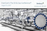 EnerCom’s The Oil & Gas Conference®s1.q4cdn.com/.../2017/Enercom_August-2017-Presentation-FINAL.pdf · EnerCom’sThe Oil & Gas Conference® August 15, 2017 NYSE: DNR 2 Cautionary