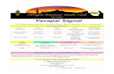 Yavapai Signal · 2/10/2015  · Welcome to the Yavapai Amateur Radio Club The Yavapai Amateur Radio Club (YARC) is an ARRL affiliate Special Service Club. The club participates in
