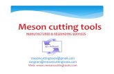 meson cutting tools ppt · Solid Carbide "THRILLERS" (Drilling-chamfering-Threadlng) hanl ou! Title: Microsoft PowerPoint - meson cutting tools ppt Author: office Created Date: