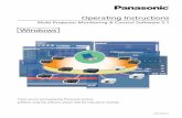 Operating Instructions - Panasonic · avc/projector/). If a CD-ROM for this software is supplied with the projector, see the “List of Compatible Projector Models” in the application