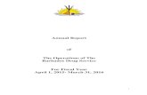 Annual Report of The Operations of The Barbados Drug ... · in the publishing of the 34th edition (April 1, 2015 – March 31, 2016) of the Barbados National Drug Formulary which
