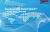 Strengthening renewable energy expansion with feed-in ...library.fes.de/pdf-files/bueros/amman/10824.pdf · renewable energy expansion, including feed-in tariffs (FiTs), premium payments,