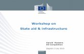 Workshop on State aid & infrastructure · Non-economic activity (public remit) • Exercise of public powers by the State: exercise of State authority: maritime traffic control (e.g.