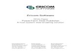 Ericom Software€¦ · It allows external applications, such as web and application servers, ... both mainframe and midrange, still store approximately 70% of all corporate information