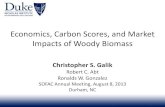 Economics, Carbon Scores, and Market Impacts of Woody Biomass€¦ · Economics, Carbon Scores, and Market Impacts of Woody Biomass •Overview of recent research –An investigation