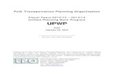 Fiscal Years 2012/13 -- 2013/14 Unified Planning Work Program …ptpo.s3.amazonaws.com/downloads/1297/Draft_UPWP_1314.pdf · Unified Planning Work Program UPWP Draft February 23,