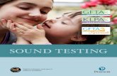 SOUND TESTING - Pearson Assessments...New features: 1. Easy-to-elicit connected speech measure with a new sentence imitation task 2. Standard scores for speech sound productions in