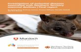 Investigation of potential diseases associated with ...espace.cdu.edu.au/eserv/cdu:53549/Reiss_53549.pdf · Final Report to Kakadu National Park Ref no: K2010/0030’. Protocols were