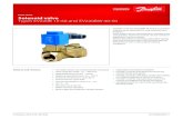 Solenoid valve - Types EV220B 15-50 and EV220BW 40-50 · NBR 2) 50 40 0.3 – 12 12 -10 – 90 032U7175 FKM 3) 50 40 0.3 – 10 10 0 – 100 5) 032U7151 1) EPDM is recommended for