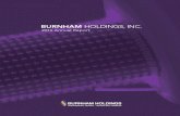 Burnham Financials Anuual Report 2016...BURNHAM HOLDINGS, INC. 2016 Annual Report Last year was a year of improved operational performance and execution in a challenging residential