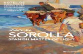 JOAQUÍN SOROLLAJoaquín Sorolla was one of the greatest masters of Spanish painting in the twentieth century and one of its most important representatives. Along with Velázquez and